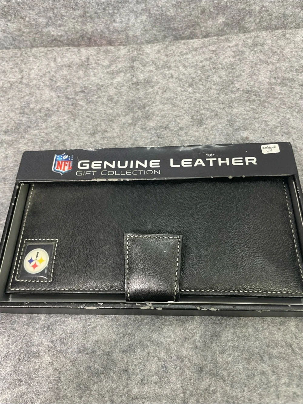 Pittsburgh Steelers Leather Wallet Mens One Size Black NFL Football Team Sports